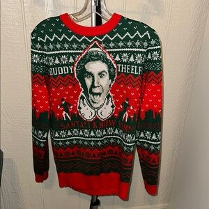 Buddy the Elf Christmas Sweater - Green and Red